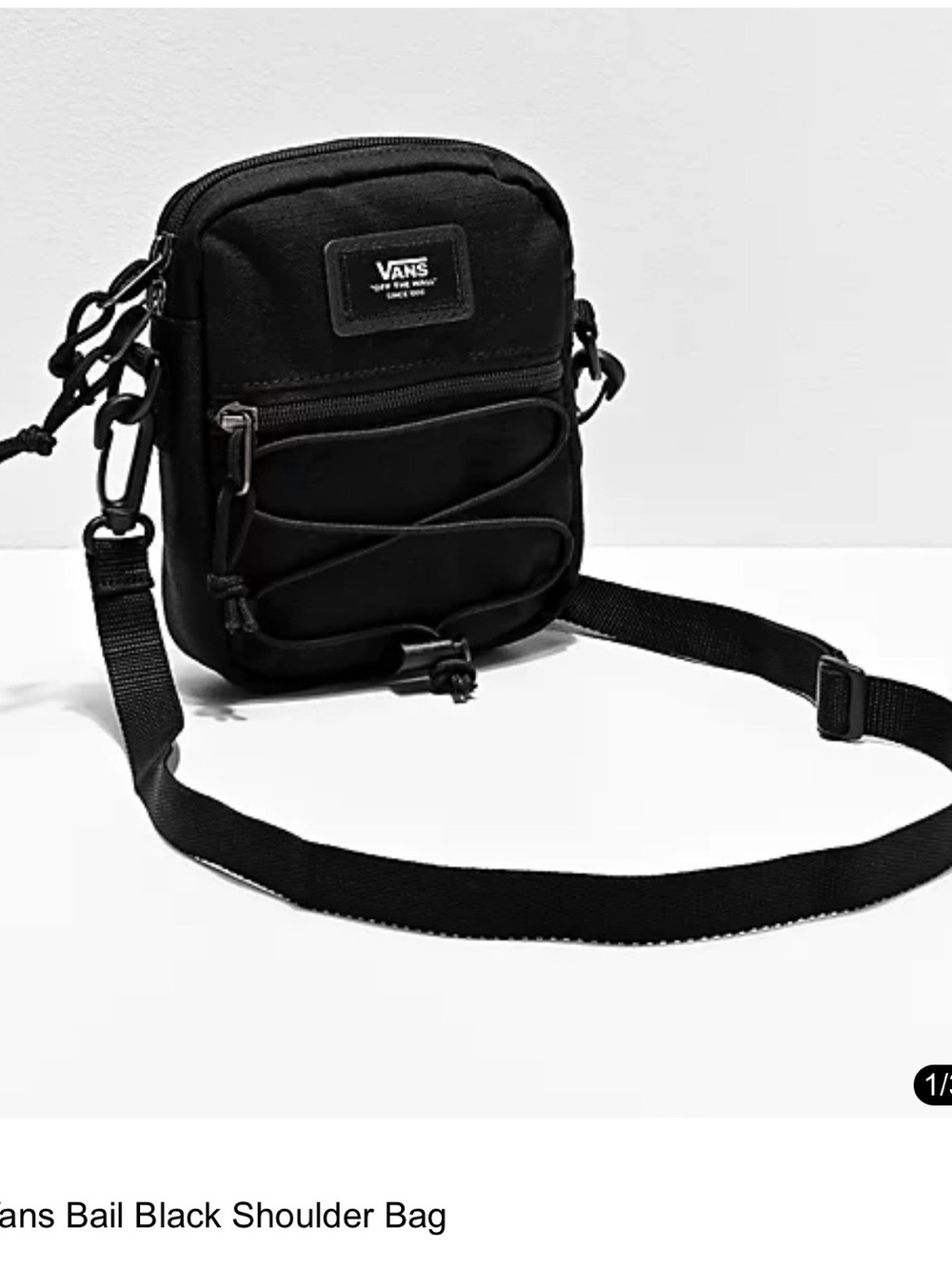 Vans Bail Black Shoulder Bag